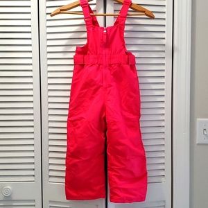 Cat and Jack 3T pink snow pants snow overrals snow suit